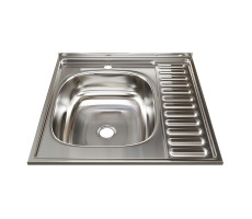 Мойка из нержавеющей стали MIXLINE ML 60x60 527967 хром 