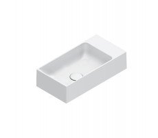 Раковина 50x25 см Catalano Premium 0220520001 покрытие Cataglaze+, цвет белый глянцевый