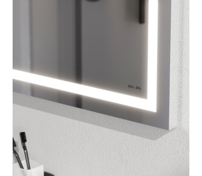 Зеркало с LED-подсветкой AM.PM Gem M91AMOX1001WG Серебристый 