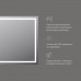 Зеркало с LED-подсветкой AM.PM Gem M91AMOX1001WG Серебристый 