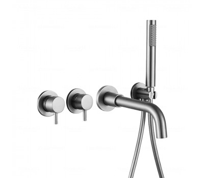 Комплект для ванны и душа Feramolli CN294, никель Комплект для ванны и душа Feramolli CN294, никель