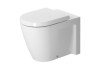 Приставной унитаз DURAVIT Starck 2 2128090000 (сиденье отдельно)