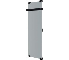 Полотенцесушитель электрический Allen Brau Infinity 120x44 с рейлингом, черный браш 