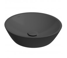 Раковина ISVEA SistemaY Soft накладная ШГВ 450*450*120 отверстия для смесителя отсутствуют цвет антрацит матовый 10SY66045-2C 