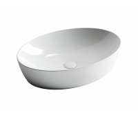 Умывальник чаша накладная овальная Element 610*410*150мм Ceramica Nova CN5018 Белый 