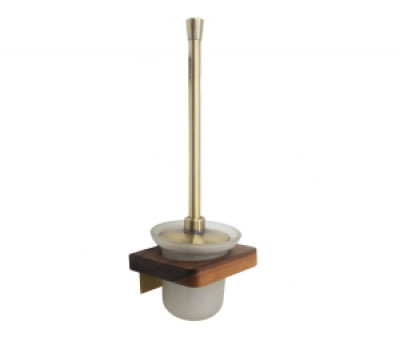 Ершик подвесной настенный ФОРЕСТ 10706G золотой, дерево-орех Bronze de Luxe 
