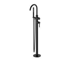 Напольный смеситель для ванны с душем DQ Bonn черный DA1706005 