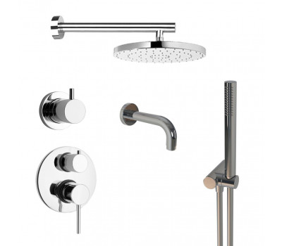 Комплект на 3 потребителя Cox PAINI, для ванны/душа, хром 78CRSET36911SHBATH 