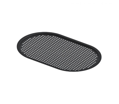 Полка сетчатая, овальная, для консоли Artceram Fuori Scala TFA003 17 Черный матовый 