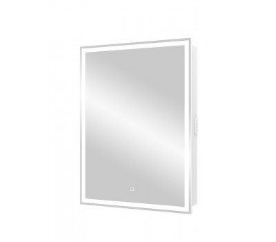 Зеркало-шкаф CONTINENT Allure LED 550х800 левый с розеткой МВК002 