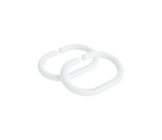 Кольца для шторки FIXSEN 12 шт белые FX-1000A Кольца для шторки FIXSEN 12 шт белые FX-1000A