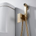 Гигиенический душ со смесителем Shevanik S127G, золотой сатин