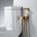Гигиенический душ со смесителем Shevanik S127G, золотой сатин