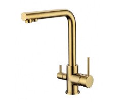 Смеситель для кухни Grocenberg GB40551MG, матовое золото 