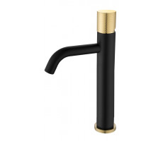 Смеситель STICK для умыв. выс. BLACK TOUCH GOLD Boheme 122-BG.2 