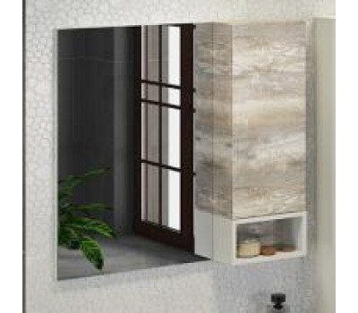 Зеркало-шкаф Comforty Турин-90 дуб бежевый 00004136265 