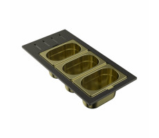 Контейнер, OMOIKIRI DC-02-3, размер 433*220*65, цвет-светлое золото 4999080 