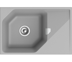 Мойка Rivelato LOCUS 75  1-чаш 750*500   LS-75 grigio metallizzat 