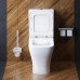 Унитаз-компакт безободковый с сиденьем микролифт Damixa Titan DX78C8600SC Белый 