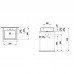 Раковина Laufen Living City 8.1743.2.000.104.1 Белый 