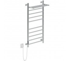 Полотенцесушитель электрический Ника WAY-2 100/50 с полкой левый тэн Полотенцесушитель электрический Ника WAY-2 100/50 с полкой левый тэн