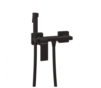 Гигиенический душ со смесителем Knotlor FHS02S0BL черный матовый 