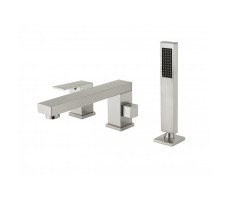 Смеситель на борт ванны Groсenberg GB6008NK, никель 