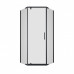 Душевая ширма Дека-Блэк, 100х100, пятиугольник  Triton Щ0000062934 