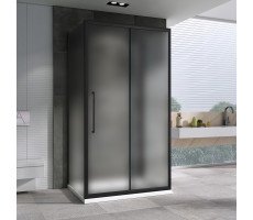 Душевой уголок ABBER Schwarzer Diamant AG30110BMH-S80BM-S80BM черный матовый Душевой уголок ABBER Schwarzer Diamant AG30110BMH-S80BM-S80BM черный матовый