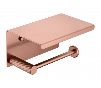 Держатель туалетной бумаги с крышкой UNO COPPER BRUSHED Boheme 10971-CB брашированная медь 