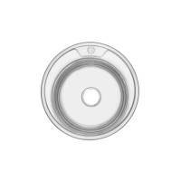 Мойка IDDIS Бэйсик Basic нерж. cталь, полир., D510 BAS51P1i77 