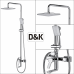 Душевая система DK Rhein.Dusseldorf DA1493741B14 хром 