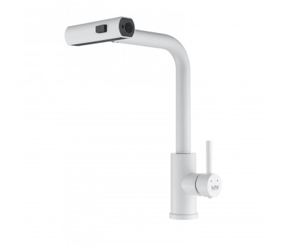 Смеситель для кухни с мультифункциональным изливом Raffine F203C, белый