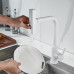 Смеситель для кухни с мультифункциональным изливом Raffine F203C, белый