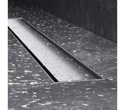 Трап для душа линейный, универсальный затвор Tile, 70 см AM.PM MasterFlow W01SC-U11-070-04SB Хром 