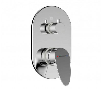 Встраиваемый смеситель 3-функц. Bravat P69190C-RUS Хром 