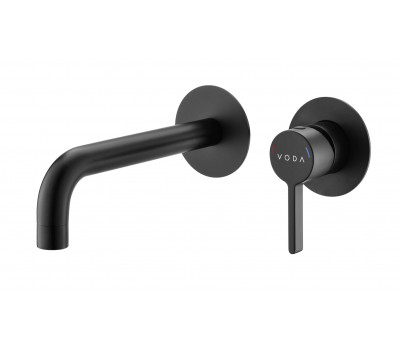 Смеситель Vessel скрытого монтажа д/умывальника черный VSL28B VODA Смеситель Vessel скрытого монтажа д/умывальника черный VSL28B VODA