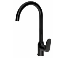 Смеситель для кухни Bravat Eler F7191238BM-RUS черный 