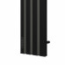 Полотенцесушитель электрический Point Пиано PN19722BGB 150x1200 диммер слева, черный/графит блеск
