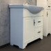 Тумба-умывальник Comforty Севилья-85 слоновая кость с раковиной Сенеж 87 