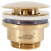 Донный клапан для раковины Hansberge H107GO золото 