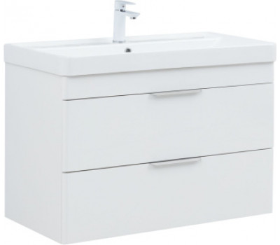 Тумба под раковину Aquanet Ирис New 90 белый глянец 00336311 
