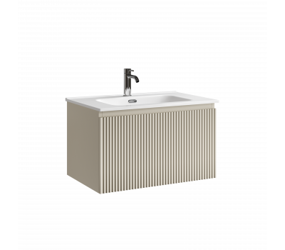 Тумба подвесная SANCOS Snob R 1.0 690х445х406, c одним ящиком оснащенным доводчиками Beige Soft, арт. SNR1.070CE Тумба подвесная SANCOS Snob R 1.0 690х445х406, c одним ящиком оснащенным доводчиками Beige Soft, арт. SNR1.070CE