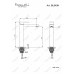 Смеситель для отдельностоящей раковины Feramolli BL640H, черный матовый 