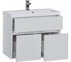 Тумба с раковиной Aquanet Латина 80 белый (Classica) 00281150 Тумба с раковиной Aquanet Латина 80 белый (Classica) 00281150