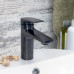 Смеситель для раковины WasserKRAFT Wiese 8400 8403 оружейная сталь 