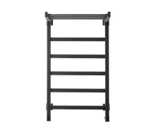 Полотенцесушитель водяной Domoterm Квадро Плюс с полкой Квадро Плюс с Полкой П6 500x800 черный Черный, матовый 