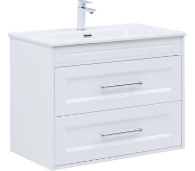 Тумба под раковину Aquanet Бостон new 80 белый сатин 00306368 Тумба под раковину Aquanet Бостон new 80 белый сатин 00306368