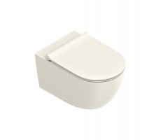 Подвесной унитаз безободковый, смыв Tornado, покрытие Twinglaze+ Catalano Sfera 0511550030 Lino Satinato 