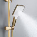 Душевая система Shevanik S4536G, золотой сатин